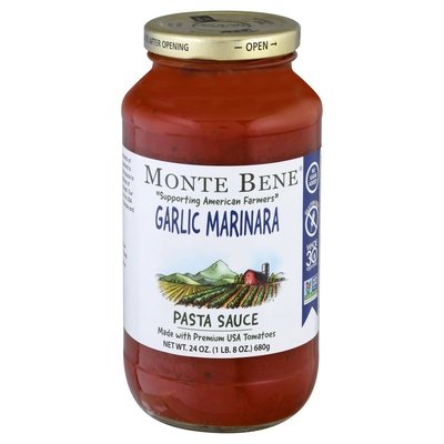 Monte Bene Pasta Sce Grlc Marinara 6/24 OZ [UNFI #53231]