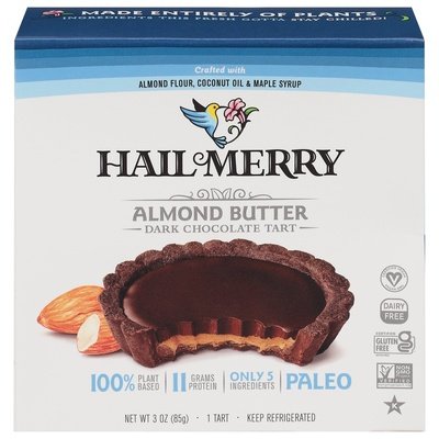 Hail Merry Choc Almond Butter Tart 8/3 OZ [UNFI #12636]