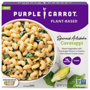 Purple Carrot CAVATAPPI SPINACH ARTICHOKE 8/10.75 OZ [UNFI #74110]