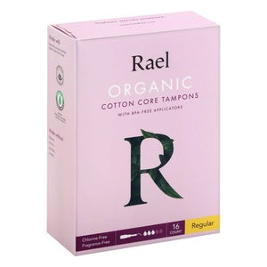 Rael Inc Organic Cotton Tampons Regular 16 Ct [UNFI #26474]