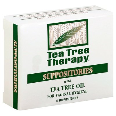 Tea Tree Thrpy Tea Tree Vaginal Sppstry 6 CT [UNFI #74400] T