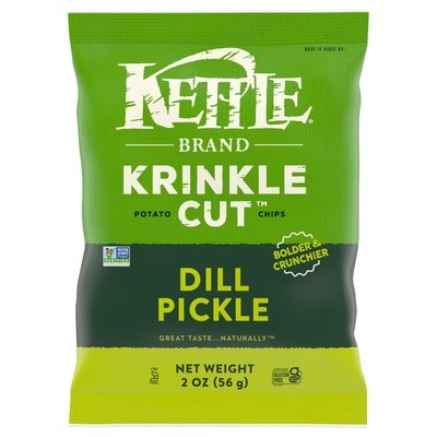 Kettle Chips Dill Pickle 24/2 OZ [UNFI #60785]