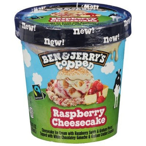 Ben & Jerrys Raspberry Cheesecake 8/15.2 Oz [UNFI #82943]