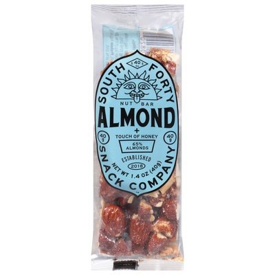SOUTH 40 ALMOND NUT BAR 2/12CT [Charlies #034-00429]