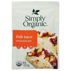 OG2 Simply Org Fish Taco Seasn 12/1.13 OZ [UNFI #53470]