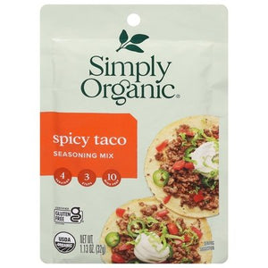 OG2 Simply Org Spicy Taco Seasoning 12/1.13 OZ [UNFI #53483]