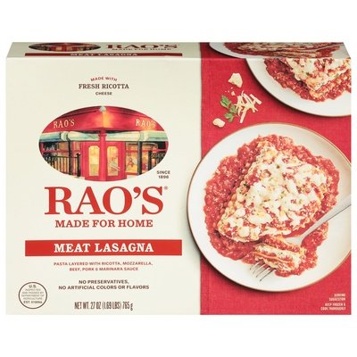 Raos Meat Lasagna        6/27 OZ [UNFI #57083]