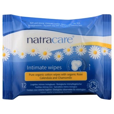 Natracare Intimate Cotton Wipes 12/12 CT [UNFI #57135] T