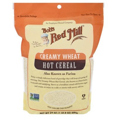 Bob`S Red Mill Creamy Wheat Hot Cereal 4/24 OZ [UNFI #62374]