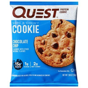 Quest Protein Cookie Chocolate Chip 12/2.08 OZ [UNFI #57358]