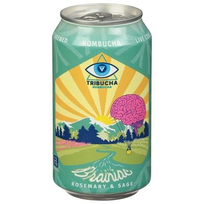 Tribucha Kombucha Brainiac Singles 6/12 Oz [UNFI #26551]