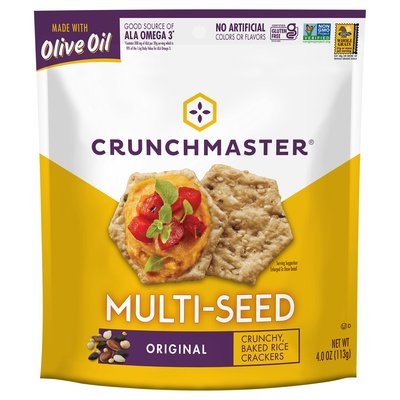 Crunchmaster Muti Seed Crackers Original 12/4 OZ [UNFI #33589]