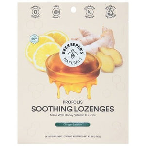 Beekeepers Naturals Ginger Lemon 1.76 Oz [UNFI #00525]