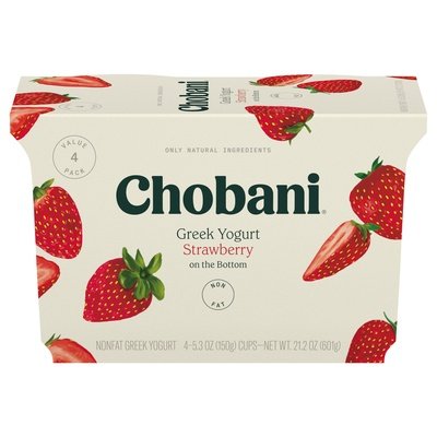 Chobani Strawberry On The Bottom 6/4/5.3 Oz [UNFI #11917]