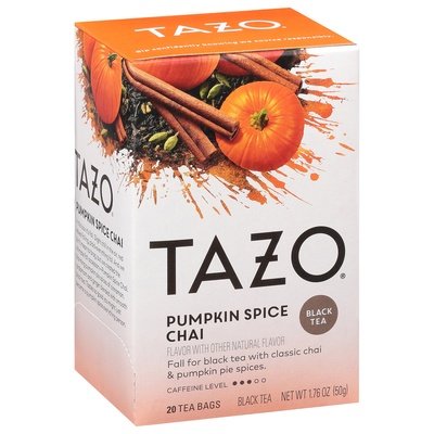 Tazo Pumpkin Spice Chai Tea 6/20 Ct  [UNFI #11611]