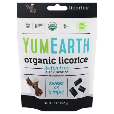 Yumearth Black Licorice 6/5 Oz [UNFI #58666]