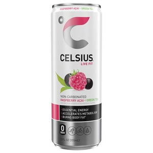 Celsius Raspberry Acai Green Tea 12/12 OZ [UNFI #15486]