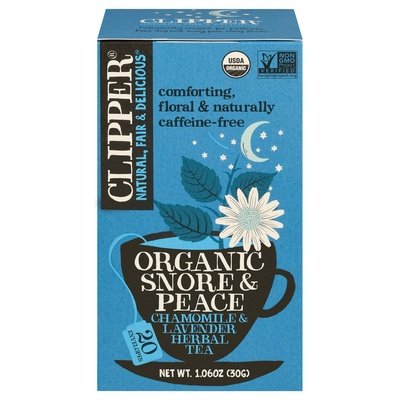 Clipper Snore/Peace Chaml Lem Lavender 6/20 Bag [UNFI #41465]