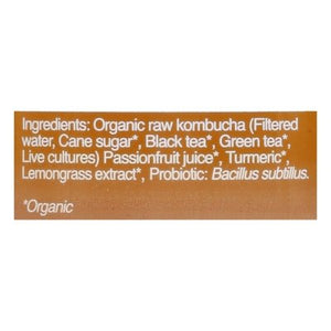 Valley Isle Kombucha Lilikoi Passionfruit Kombucha 6/16 Oz [UNFI #18548]