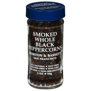 Morton & Bassett Peppercorns Black Whole Smoked 3/2 OZ [UNFI #39382]