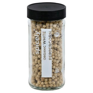 Spicely Organics White Peppercorn 3/2.2 Oz [UNFI #84550]
