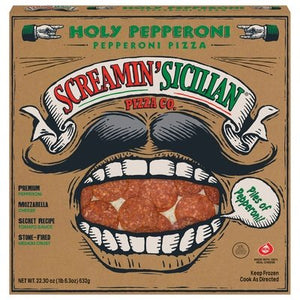 Screamin` Sicilian Holy Pepperoni Pizza 12/22.3 Oz [UNFI #5271]