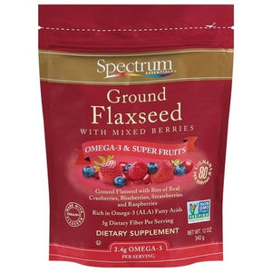 OG3 Spectrum Flaxsd Grnd W Mix Berries 12 OZ [UNFI #40223] T