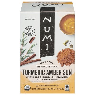 OG2 Numi Tea Amber Sun,Rooibos,Cinn,Cardamon 6/15 Bag [UNFI #81242]