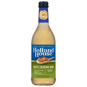 Holland House White Cooking Wine 10% 12/16 Oz [UNFI #69827]