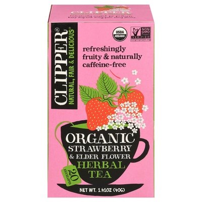 Clipper Strawberryfields Elderflower 6/20 Bag [UNFI #41462]