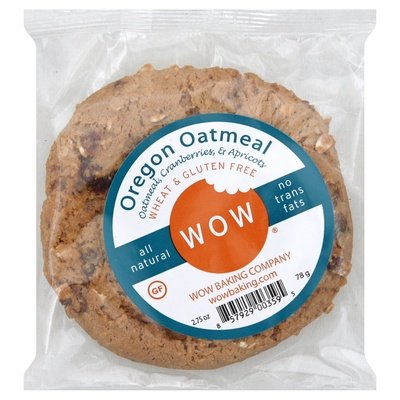 Wow Baking Oregon Oatmeal Cookie 12/2.75 OZ [UNFI #70905]