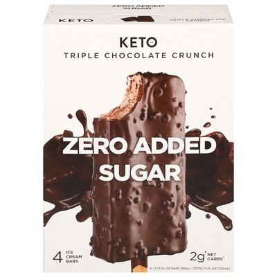 Keto Pint Keto Bar Triple Chocolate Crunch 6/4/2.75 Oz [UNFI #63314]