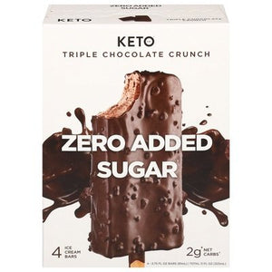 Keto Pint Keto Bar Triple Chocolate Crunch 6/4/2.75 Oz [UNFI #63314]