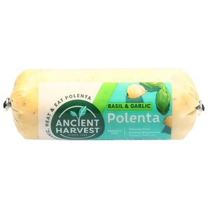 OG2 Ancient Harvest Basil Garlic Polenta 12/18 OZ [UNFI #21336]