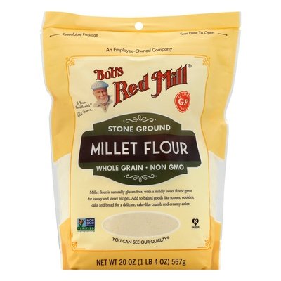 Bobs Red Mill Millet Flour 4/20 OZ [UNFI #81404]