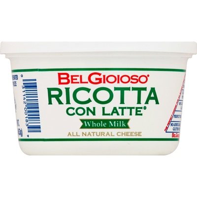 Bel Gioioso Ricotta Whole Milk 75 6/16 Oz [Peterson #11277]