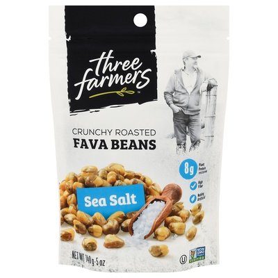 Three Farmers Salted Roasted Fava Bean 6/5 Oz [UNFI #35383]