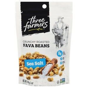 Three Farmers Salted Roasted Fava Bean 6/5 Oz [UNFI #35383]