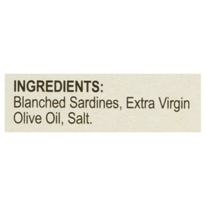 Bharbor Peit Sards Evoo  12/4.2 OZ [UNFI #23624]