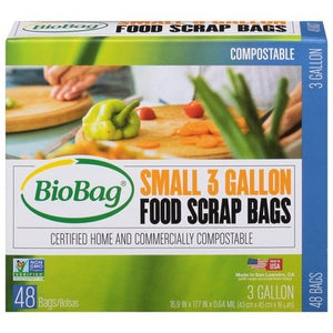 Biobag 3 Gal Waste Bag 12/48 CT [UNFI #61133]