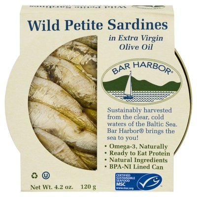 Bharbor Peit Sards Evoo  12/4.2 OZ [UNFI #23624]