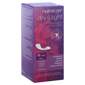 Natracare Dry And Light Plus Pads 16 Ct [UNFI #40147]