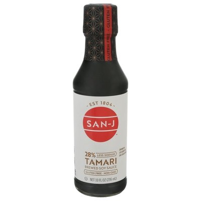 San-j Tamari Soy Sauce White Rs Gf 6/10 OZ [UNFI #20427]