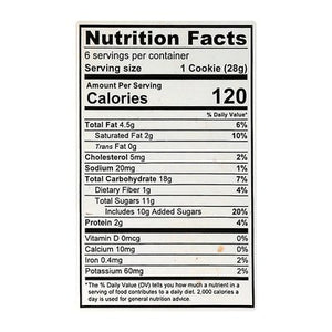 The No-Bake Cookie Co Cookies Peanut Butter Bakery T 12/8 Oz [Peterson #28486]