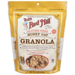 Bobs Red Mill Granola Honey Oat Gf 4/12 OZ [UNFI #60502]