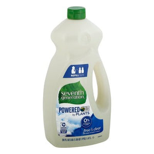 Seventh Generation Dish Liquid, Free And Clear 3/50 Oz [UNFI #89680]