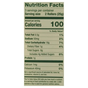 Crunchy Rice Rollers Caramel Sea Salt - 6 Pack 8/2.6 Oz [UNFI #31891]