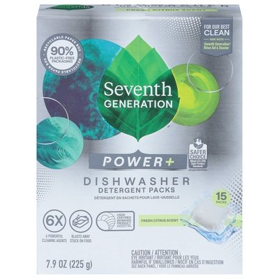 Seventh Generation Auto Dish Pacs,Ultra Pwr Plus 6/15 Ct [UNFI #02790]