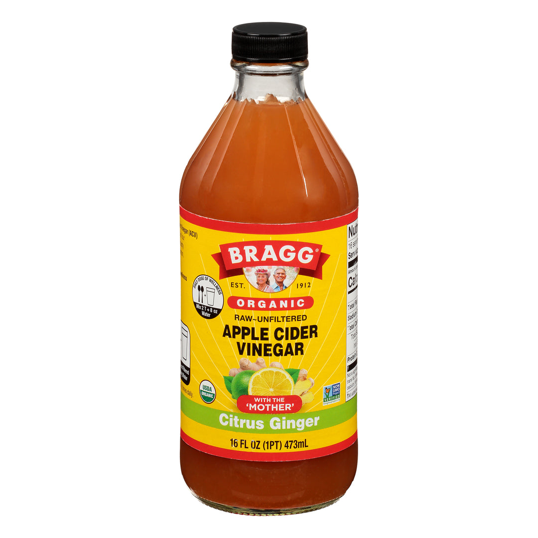 Bragg Apple Cider Vin Citrus Ginger Og2 6/16 OZ [UNFI #33780]