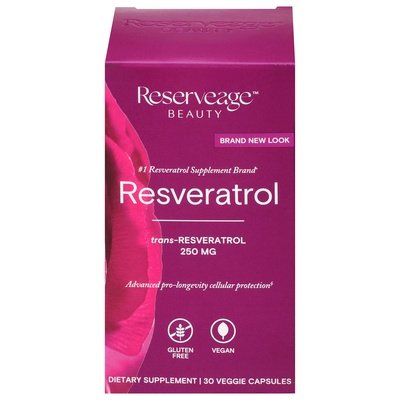 Reserveage Nutrition Resveratrol 250 Mg 30 Vcap [UNFI #47436]